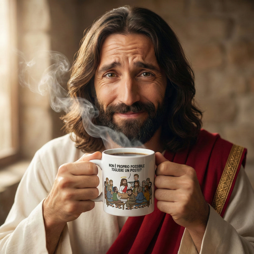 Tazza Divertente Jesoo Ultima Cena - Non È Possibile Togliere un Posto? - VlogOfJesoo